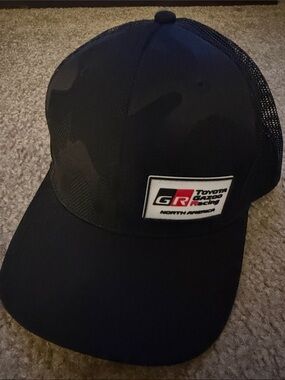 Toyota Gazoo Racing Black Trucker Cap